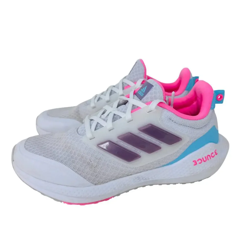adidas EQ21 Run 2.0 Running Sneakers‎ Shoes Youth Size 3.5 White Lace Up HR1834
